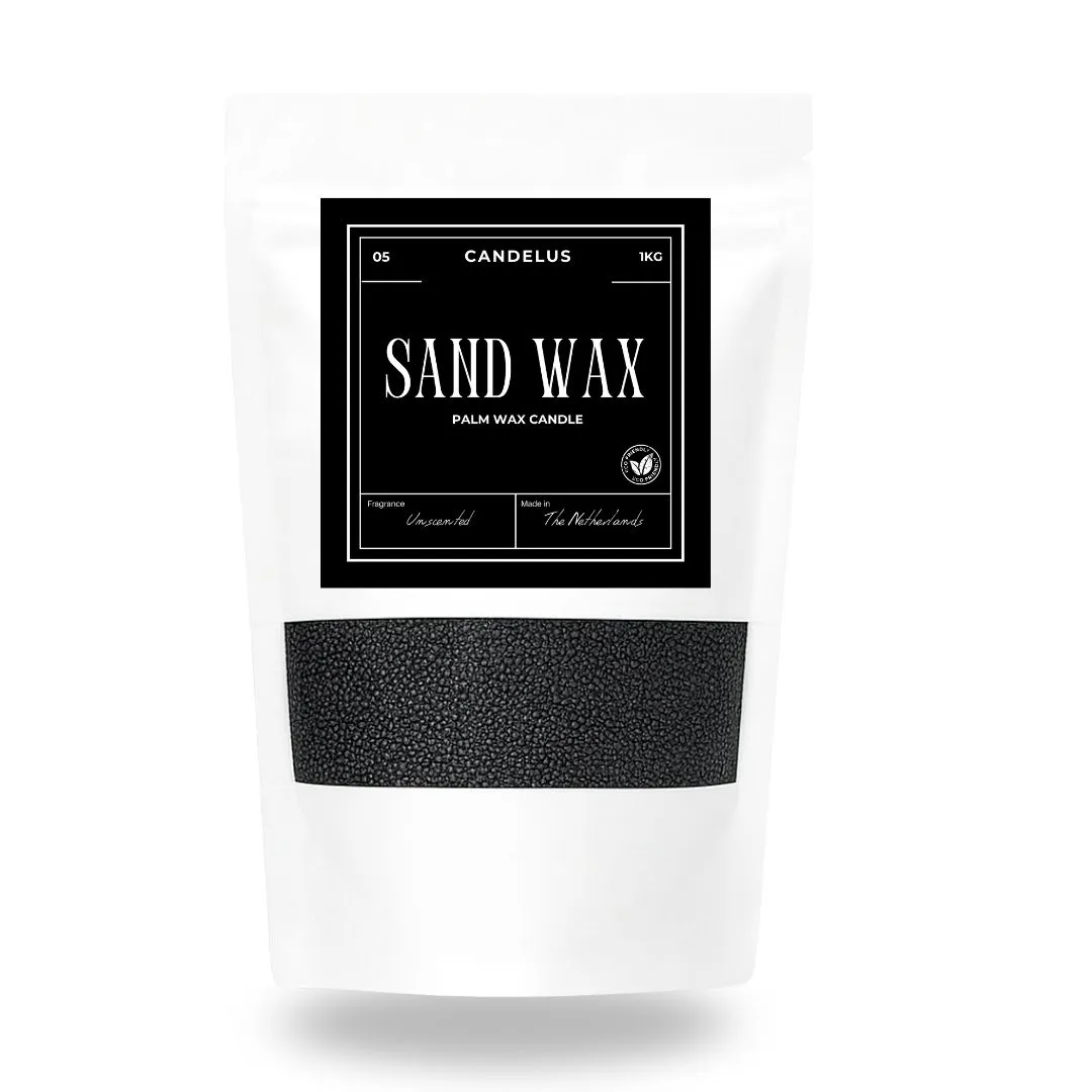 Sand wax label 1kg jpg black candelus