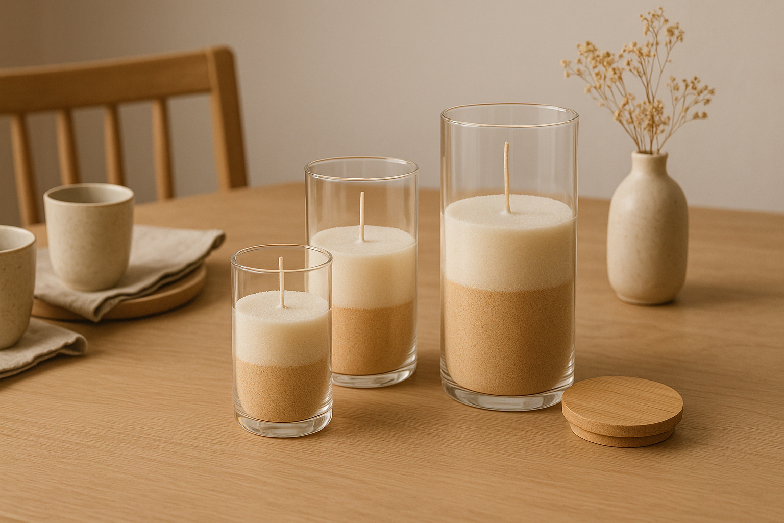 12 stylingideeën met Candelus Sand Wax in Japandi sfeer