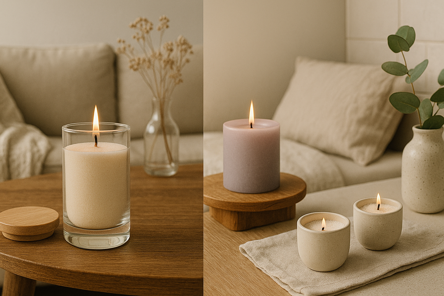 Duurzaam kerstcadeau met Candelus Sand Wax, premium lonten en geurolie