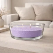 ruiten pot met deksel paarse kaarsendzand candelus